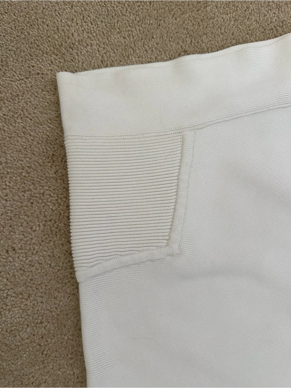 BCBGMaxAzria Off White Power Skirt